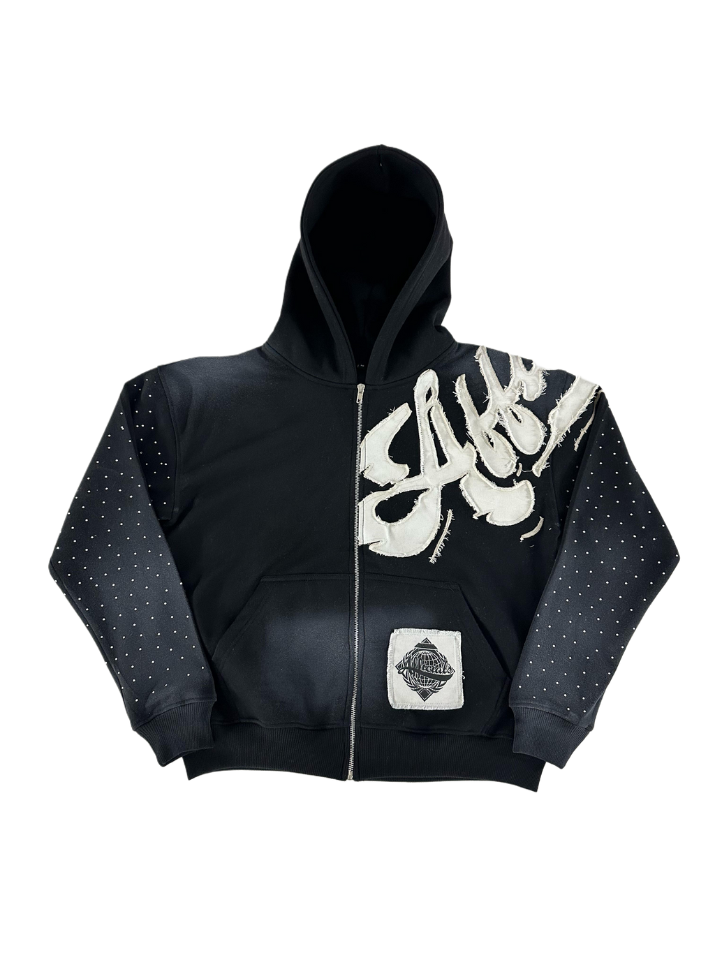 Afficials Over Shoulder Zip- Up Hoodie