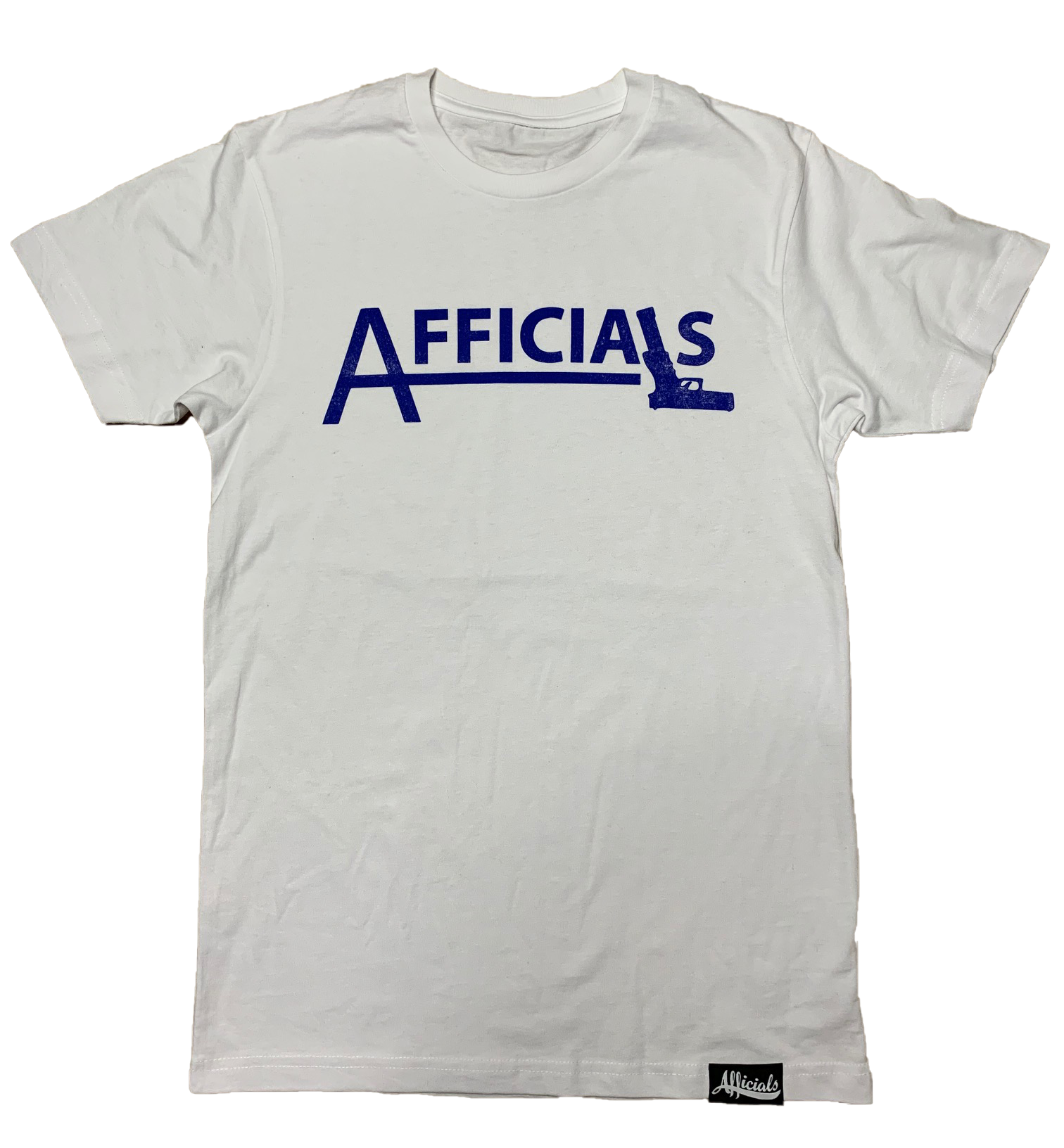 Afficials "40" Tee WHITE/ROYAL BLUE