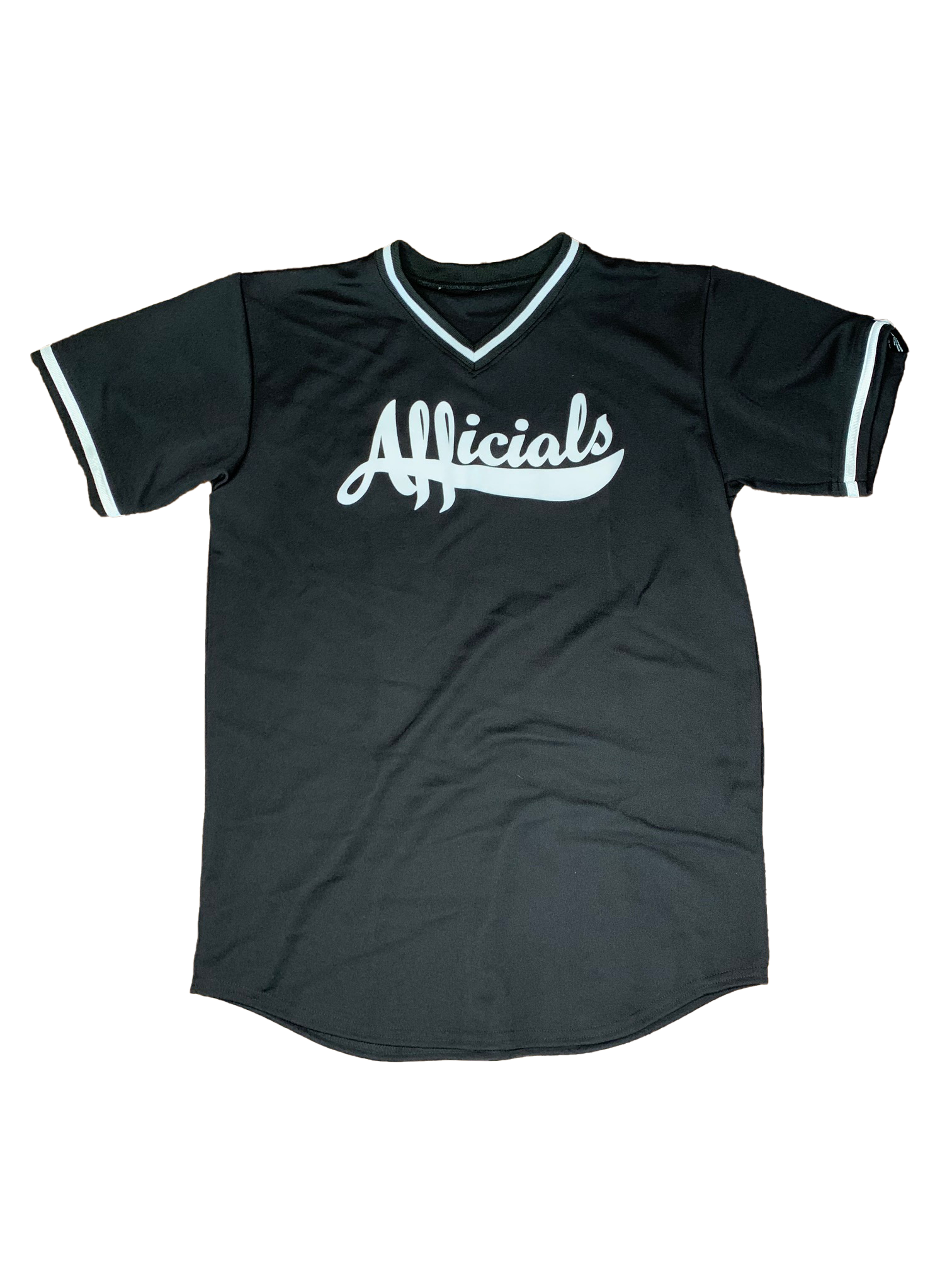 Afficials Signature Baseball Jersey BLACK/WHITE – Afficials THE LABEL ™