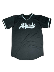 Afficials Signature Baseball Jersey BLACK/WHITE